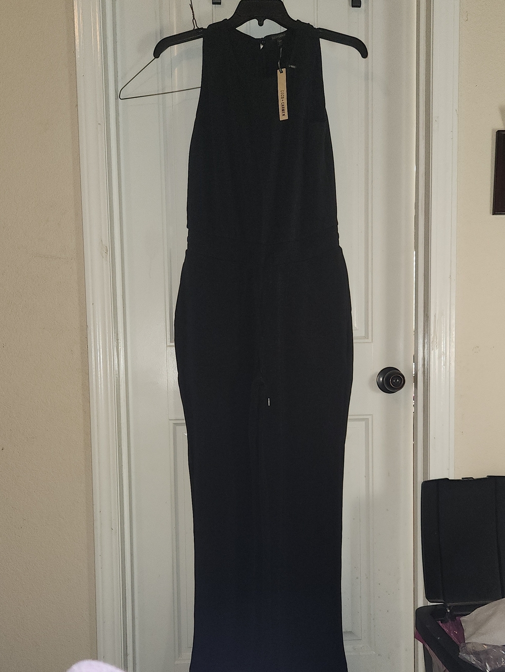 Coco + Carmen Sleek Black Sleeveless Jumpsuit